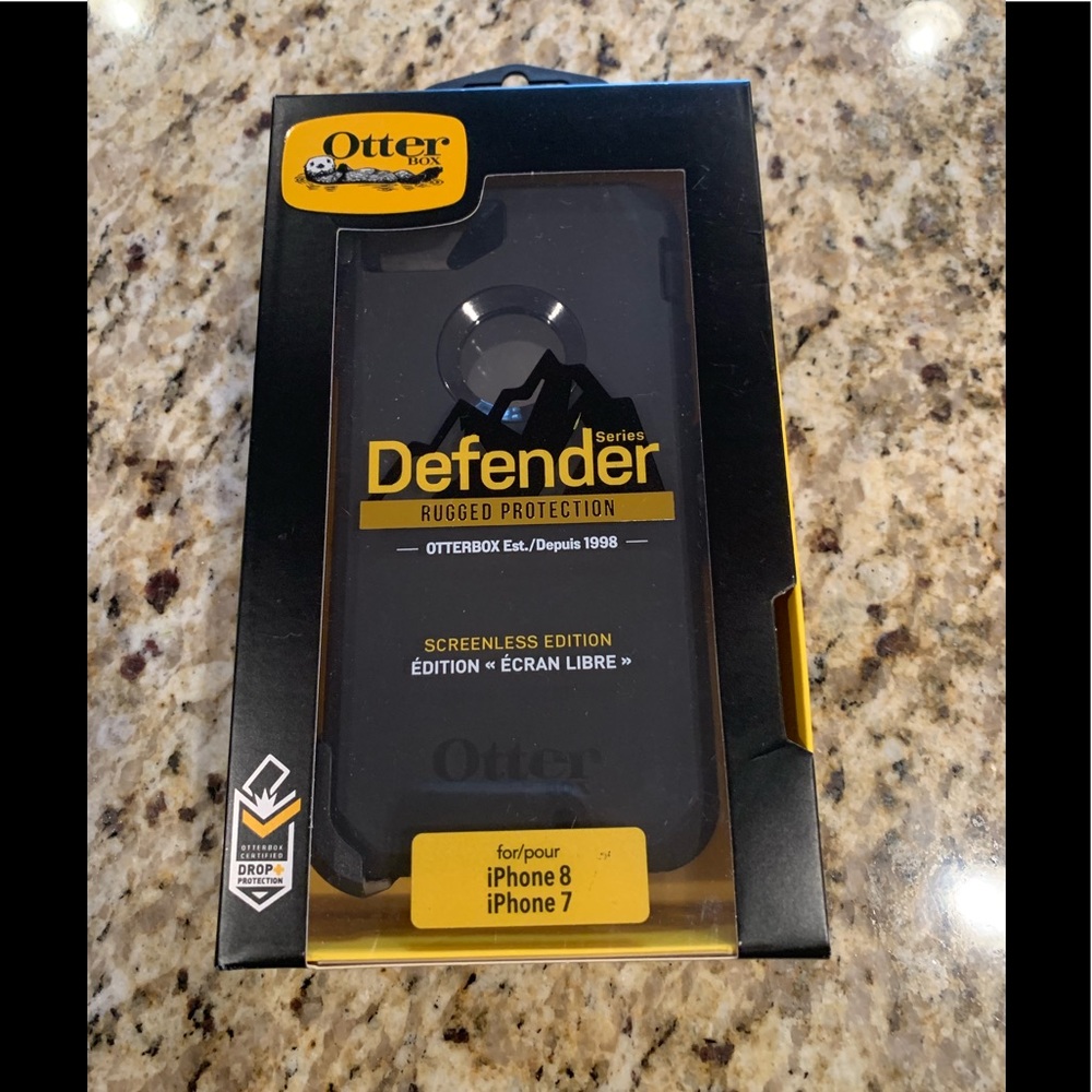 Brand New Otterbox Defender Case Black Iphone 7/8